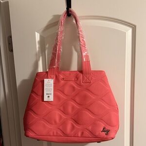 Lug Tempo Tote Bag in Watermelon Ice Pop